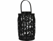 Lucerna na svíčku 40 cm černá vrba KO-438900090