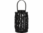 Lucerna na svíčku 30 cm černá vrba KO-438900080