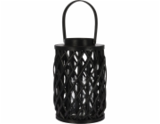 Lucerna na svíčku 30 cm černá vrba KO-438900080