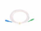 SC/APC - SC/UPC simplex 9/125 SM 0,5m arm.bílý 3mm B3 LSZH