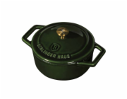 Pekáč litinový s poklicí 10 cm Emerald Collection BH-6501