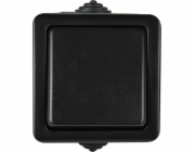 Kanlux TEKNO Schodišťový spínač 250V černý IP54 27354