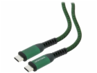 PATONA kabel USB-C/USB-C, Power delivery 100W, opletený, ...