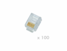 Plug 6p6c - RJ12,pack(100ks)