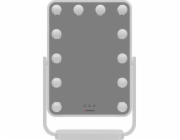 Kosmetické zrcátko Humanas Makeupové zrcátko Humanas HS-HM01 s LED osvětlením - bílé