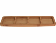 Bambusový servírovací tác 784230370, 33×10×1,8 cm