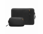 Tomtoc puzdro Recycled Sleeve with Pouch pre Macbook Air 13" M1/M2/M3/M4 - Black