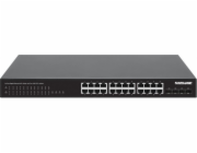 Přepněte Switch Intellinet Network Solutions Switch Neobvyklý Intellinet 24x 10/100/1000 MBPS PoE+ 370W+ 4x SFP+ 10G UPLINK, RACK 19