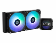 Zalman vodní chladič ALPHA2 A24 Black / 2 x 120 mm / PWM / ARGB  / černý