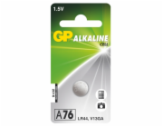 GP baterie LR44 (A76) 1.5V alkalická, 125mAh
