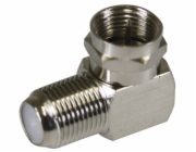 Redukce F vidlice - F zásuvka úhlová, 10 ks   KR5639