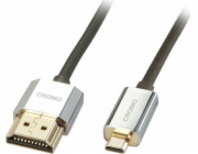 Lindy HDMI Micro - HDMI kabel 2m stříbrný (41682)