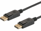 Savio CL-136 DisplayPort kabel 2 m Černá