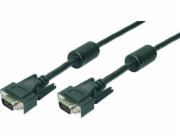 LogiLink D-Sub (VGA) - D-Sub (VGA) kabel 10m černý (CV0016)