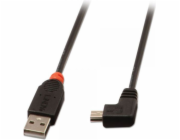 Lindy USB-A - miniUSB USB kabel 1 m černý (31971)