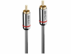 Lindy RCA (Cinch) - RCA (Cinch) kabel 3m stříbrný (35341)
