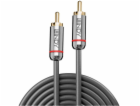 Lindy RCA (Cinch) - RCA (Cinch) kabel 3m stříbrný (35341)