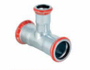 Geberit C-STAHL redukční tričko 42 x 28 x 42 mm (21219)