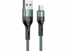 Usams USB-A - microUSB USB kabel 1 m Zelený (112226)