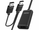 Unitek USB kabel 2x USB-A - USB-A 5 m černý (Y-277)
