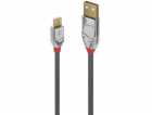 Lindy USB-A - microUSB USB kabel 5 m šedý (36654)