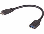 Akyga microUSB 3.0 USB adaptér – USB černý (AK-AD-30)