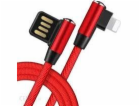 Libox USB-A - Lightning kabel 1 m červený (LB0151)