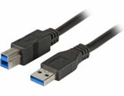 EFB USB kabel USB-A – USB-B 1,8 m černý (K5236.1,8)