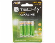Techly High Energy AAA / R03 Baterie 4 ks.