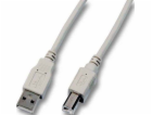 EFB USB kabel USB-A - USB-B 1,8 m šedý (K5255.1,8)