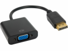 Akyga DisplayPort - D-Sub (VGA) AV adaptér černý (AK-AD-36)