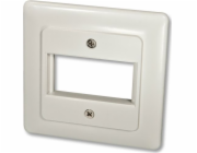 Lindy Face Plate DE pro 1 SnapIn modul Obličejový panel s krytem 80x80 - 60545