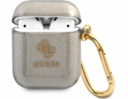 Guess Ochranné pouzdro GUA2UCG4GK Glitter Collection pro AirPods 1/2 šedé