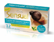 Depilační proužky na obličej Joanna Sensual Green Tea, transparentní, 1 bal. 12 ks.