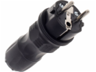 Volteo Plug Straight 2p+z, 16a Extreme Uni Ip54 Black