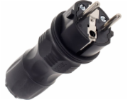 Volteo Plug Straight 2p+z, 16a Extreme Uni Ip54 Black