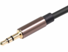 Mozos Jack 6,35 - 2x RCA kabel 3m černý