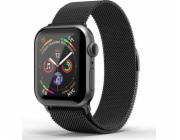 Řemínek na hodinky Superdry SuperDry Apple Watch 38/40 mm Chainmail black/black 41681