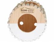 Dřevěný domek Zolux Home Color z kulatiny M 190x190x190 mm