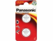 Baterie Panasonic Lithium Power CR2016 90mAh 2 ks.