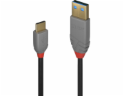 Lindy USB kabel USB-A – USB-A 0,5 m černý (36885)