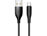 Usams USB-A - USB-C USB kabel 1 m černý (SJ267USB01)
