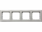 Rám Ospel Sonata 4x stříbrný (R-4R/38)