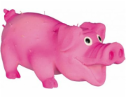 Trixie HRAČKA LATEXOVÉ PRASATKO S KOLY, 10 cm