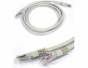 Patch kabel NetRack cat.6 RJ45 0,5 MB litý šedý (BZPAT0P56)