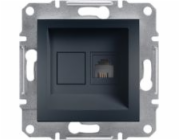Schneider Electric Asfora RJ11 telefonní zásuvka bez rámu antracitová (EPH4100171)