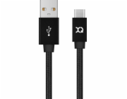 Xqisit USB-A – USB-C kabel USB 1,8 m černý (112200)