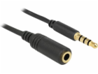 Delock kabel Jack 3,5 mm - Jack 3,5 mm 1 m černý (84666)