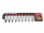 Sada zásuvek Modeco Torx 1/2 T20-T70 9 ks. (MN-57-154)