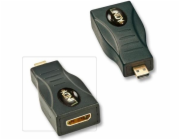Lindy HDMI Micro - HDMI Mini AV adaptér černý (41296)